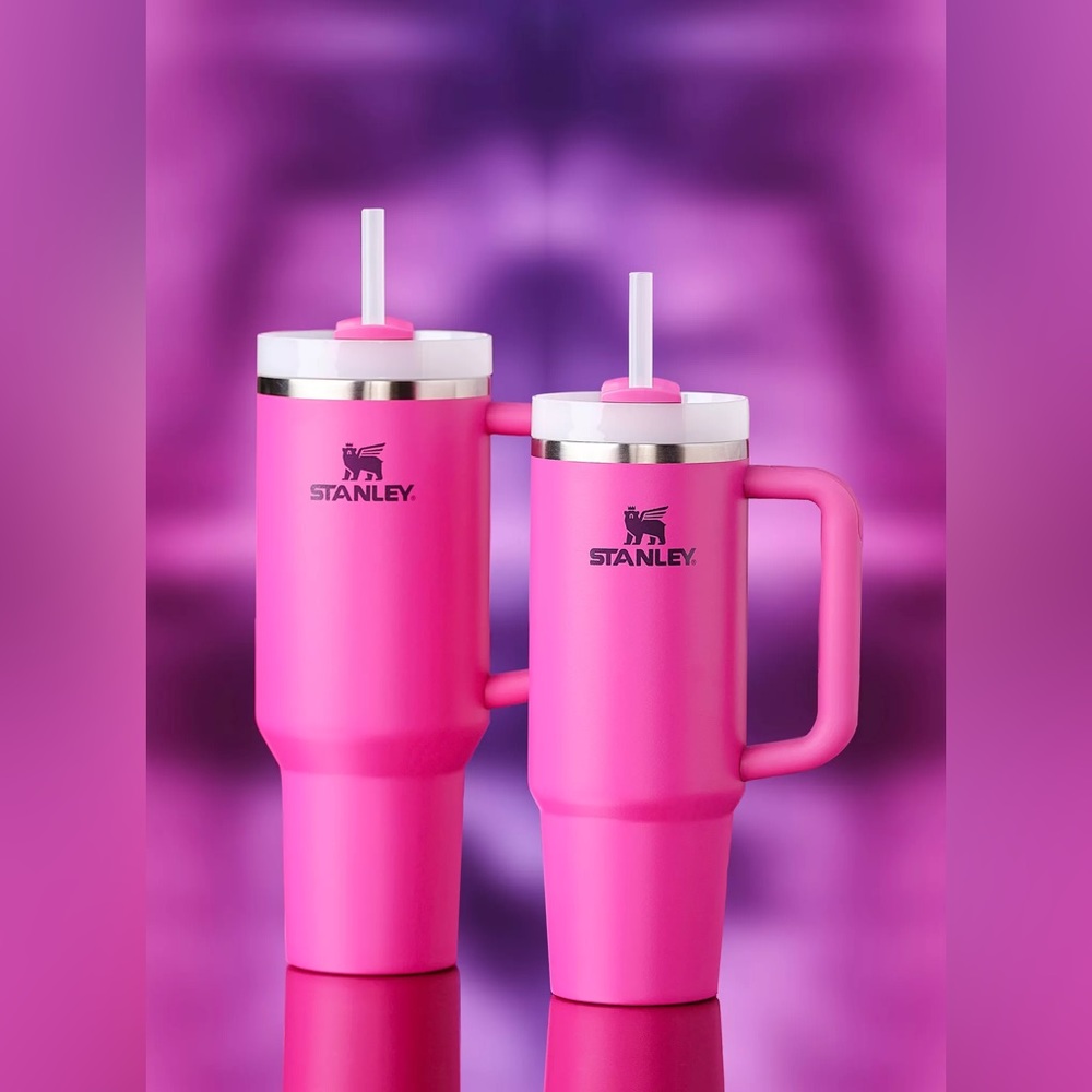 🎉LAST PIECE🎉Stanley 30oz Quencher H2O Flowstate Tumbler Fuschia - Picture 3 of 14